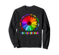 You Are Enough Flower Rainbow Sweatshirt - Streetwear Style Men Women - T-Shirt, Sweatshirt, Hoodie