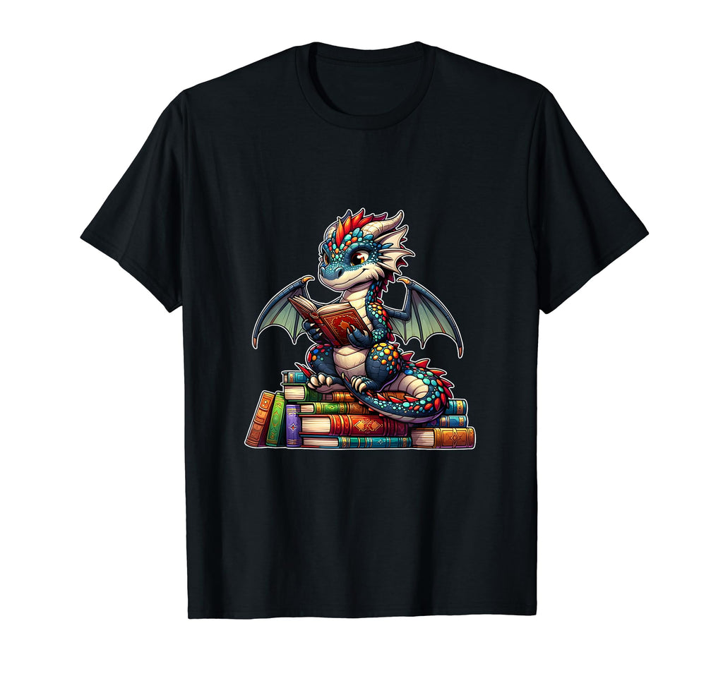 I Am Book Dragon Bookworm Reading T-Shirt - Streetwear Style for Adults - T-Shirt, Sweatshirt, Hoodie