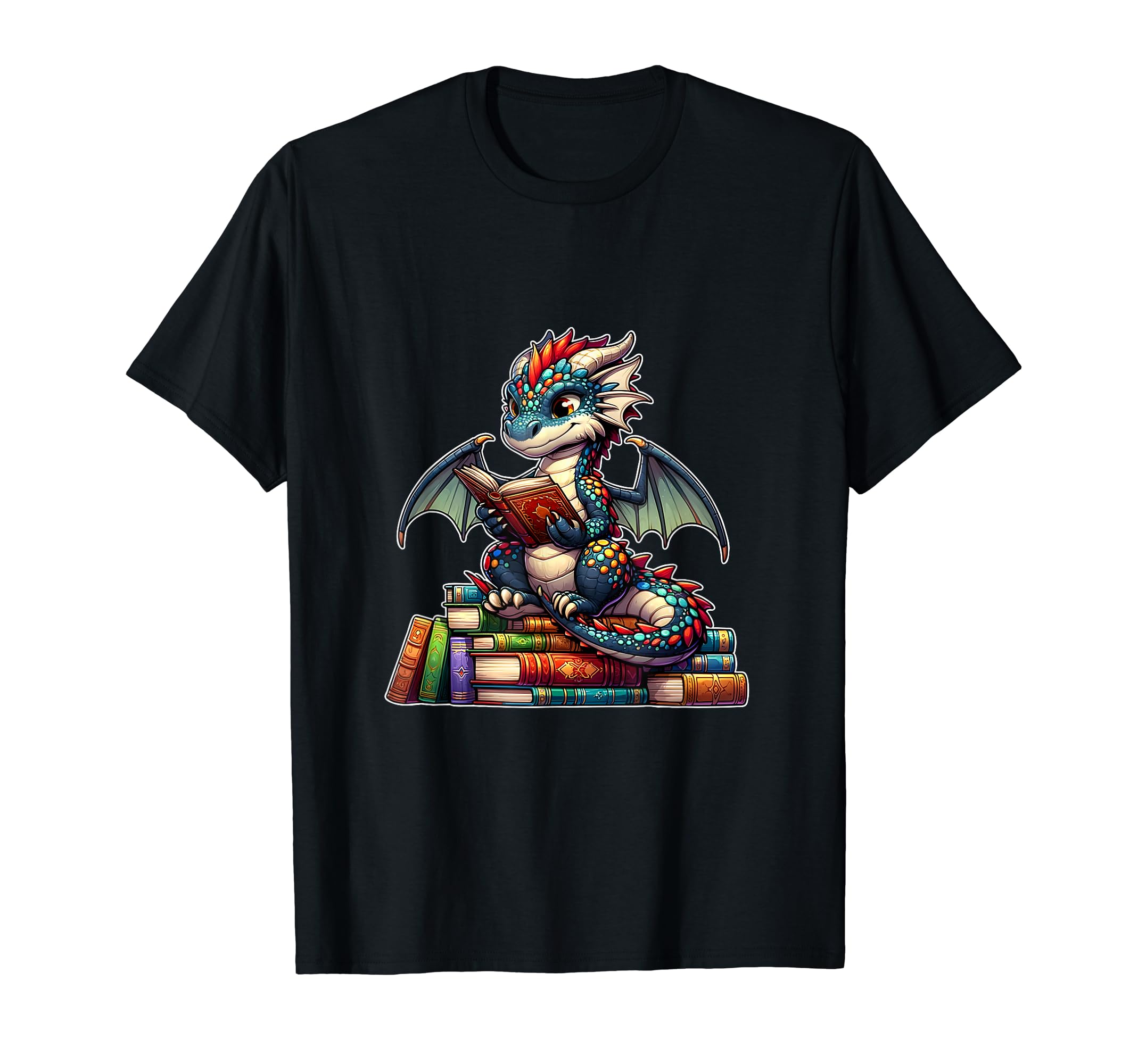 I Am Book Dragon Bookworm Reading T-Shirt - Streetwear Style for Adults - T-Shirt, Sweatshirt, Hoodie