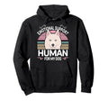 White Husky Dog Emotional Support Hoodie - Fun Novelty Design Men Women - T-Shirt, Sweatshirt, Hoodie