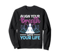 Meditation Yoga Spiritual Peace Sweatshirt - Minimalist Print Unisex - T-Shirt, Sweatshirt, Hoodie