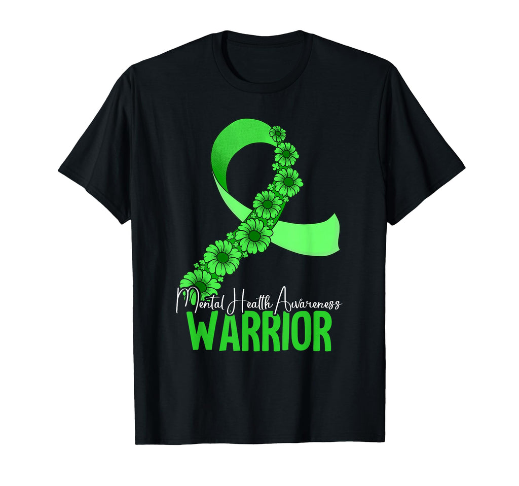 Warrior Mental Health Awareness T-Shirt - Trendy Graphic for Adults - T-Shirt, Sweatshirt, Hoodie