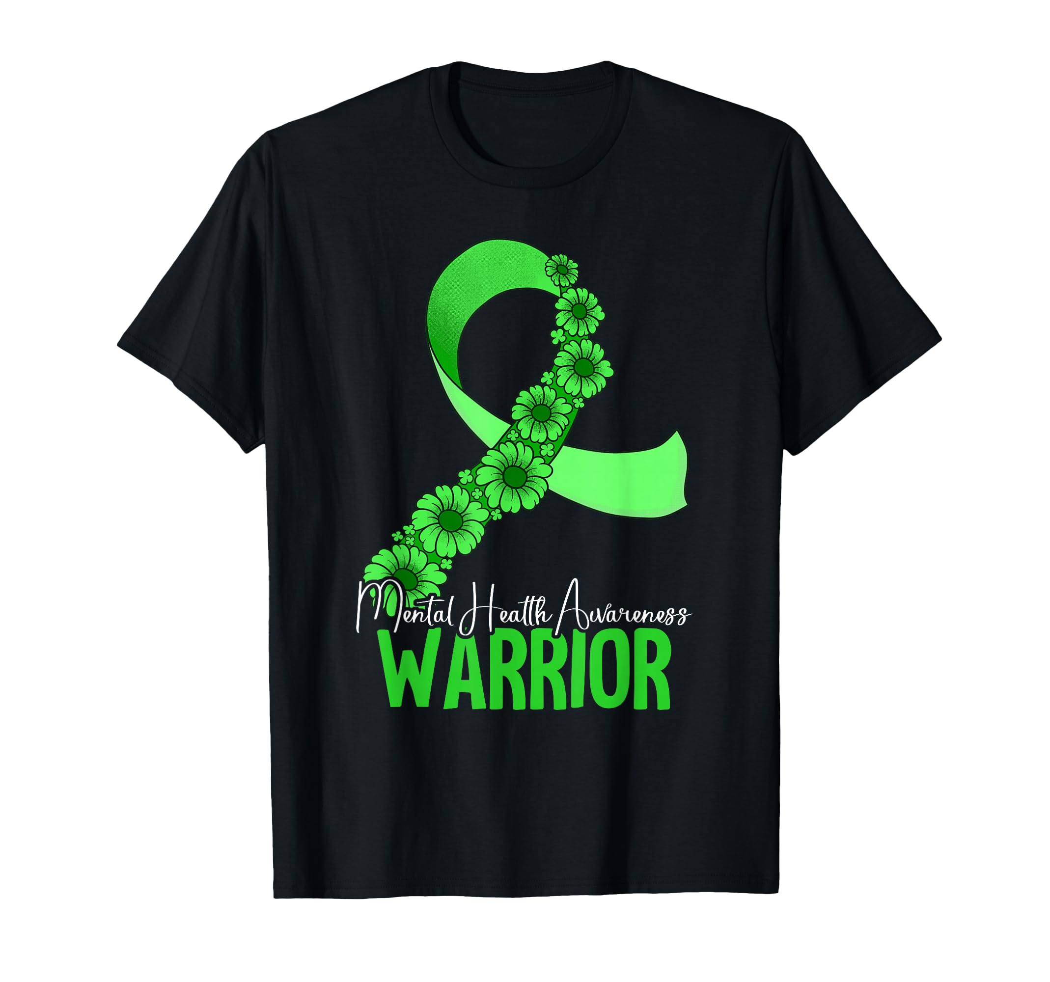Warrior Mental Health Awareness T-Shirt - Trendy Graphic for Adults - T-Shirt, Sweatshirt, Hoodie