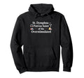 St Dymphna Overstimulated Catholic Mom Hoodie - Trendy Graphic Men Women - T-Shirt, Sweatshirt, Hoodie