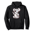 Meditation Koala Yoga Pose Relaxing Hoodie - Streetwear Style Men Women - T-Shirt, Sweatshirt, Hoodie