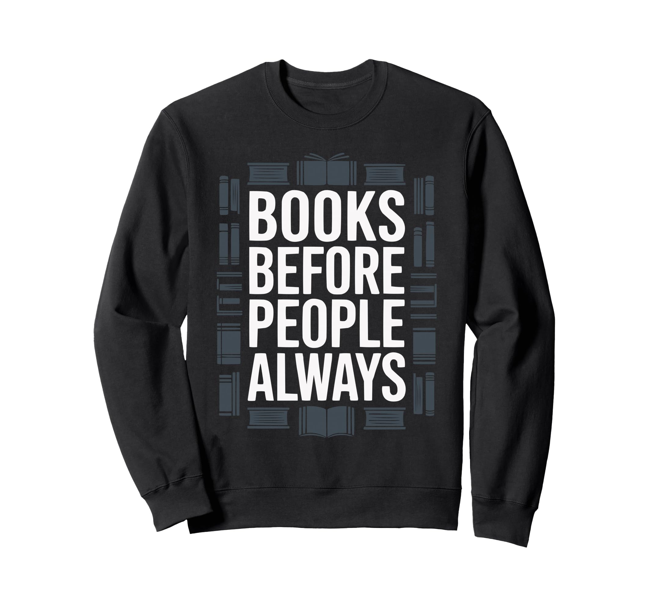 Introvert Book Lover Shy Sweatshirt - Custom Art Print for Adults - T-Shirt, Sweatshirt, Hoodie