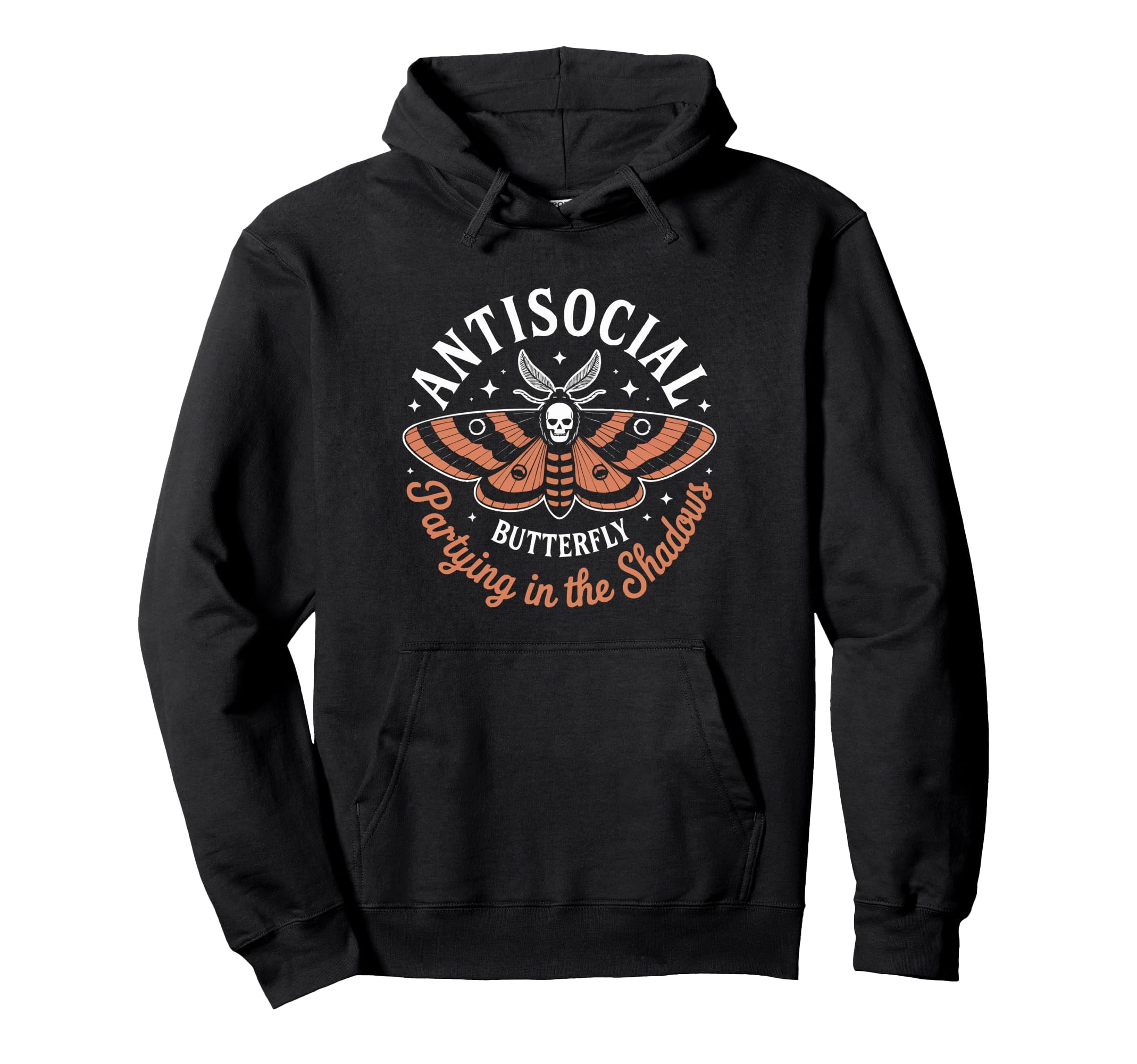Funny Anti Social Butterfly Sarcasm Hoodie - Streetwear Style Men Women - T-Shirt, Sweatshirt, Hoodie