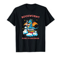 Bookworm Please Im Book Dragon Reading T-Shirt - Novelty Apparel Unisex - T-Shirt, Sweatshirt, Hoodie