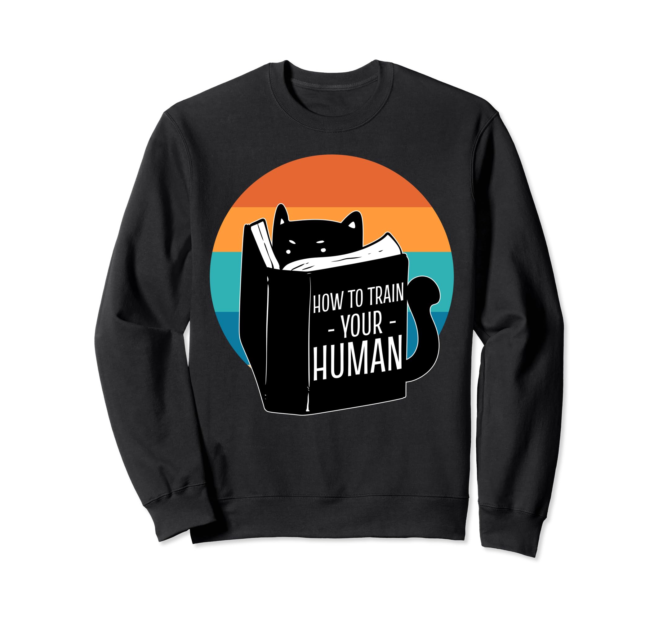 How To Train Your Human Bibliophile Sweatshirt - Custom Art Print Unisex - T-Shirt, Sweatshirt, Hoodie