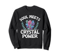 Spiritual Crystal Stones Healing Sweatshirt - Graphic Print for Adults - T-Shirt, Sweatshirt, Hoodie