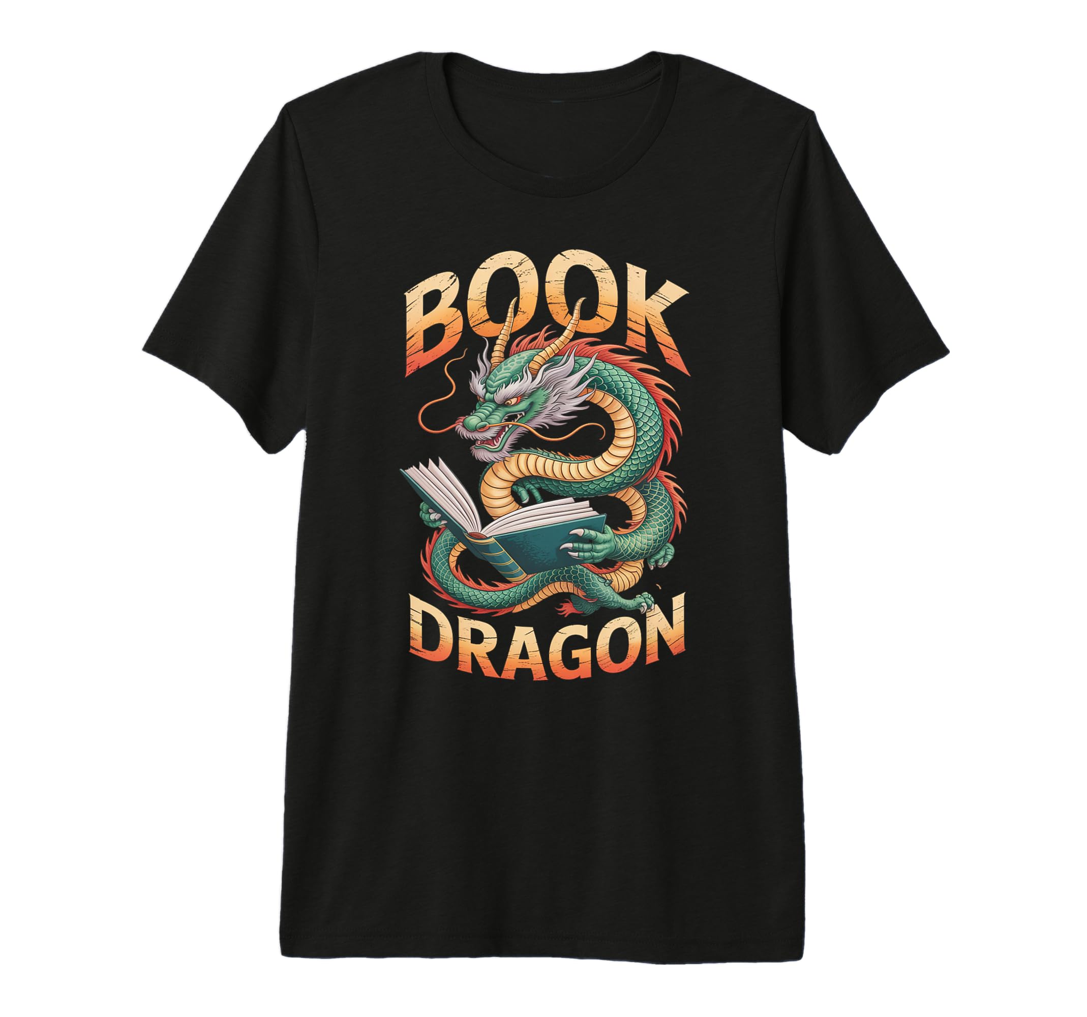 Funny Bookworm Be Book Dragon Nerd T-Shirt - Novelty Apparel for Adults - T-Shirt, Sweatshirt, Hoodie