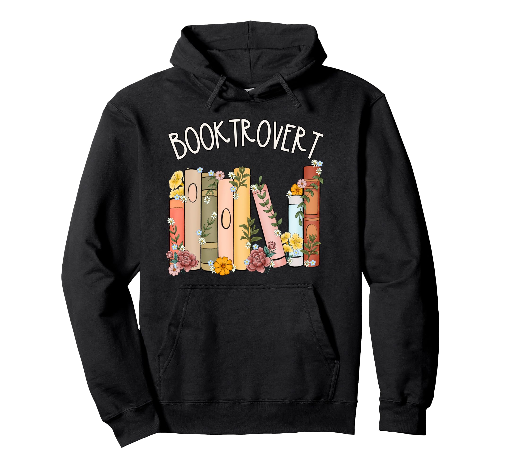Booktrovert Bookish And Proud Hoodie - Casual Everyday Wear for Adults - T-Shirt, Sweatshirt, Hoodie