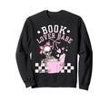 Book Lover Babe Coquette Bow Sweatshirt - Minimalist Print Men Women - T-Shirt, Sweatshirt, Hoodie