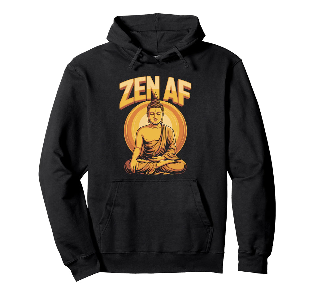 Minimal Tibetan Script Meditation Hoodie - Fun Novelty Design Men Women - T-Shirt, Sweatshirt, Hoodie