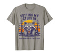 Getting My Steps Walking Lord Raccoon T-Shirt - Streetwear Style for Adults - T-Shirt, Sweatshirt, Hoodie