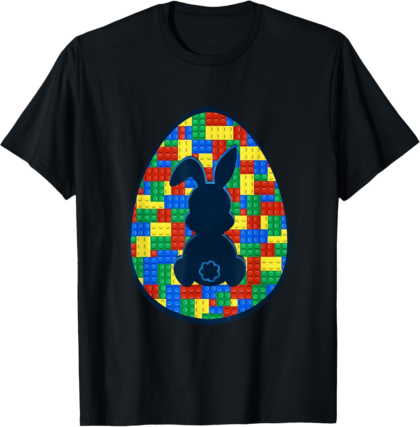 Building Bricks Easter Egg Bunny Boys Girl Family Matching T-Shirt Unisex T-shirt, Sweatshirt, Hoodie, Long Sleeve Tee - T-Shirt, Sweatshirt, Hoodie