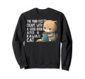Purr Fect Escape Book Lover Book Nerd Sweatshirt - Graphic Print Unisex - T-Shirt, Sweatshirt, Hoodie