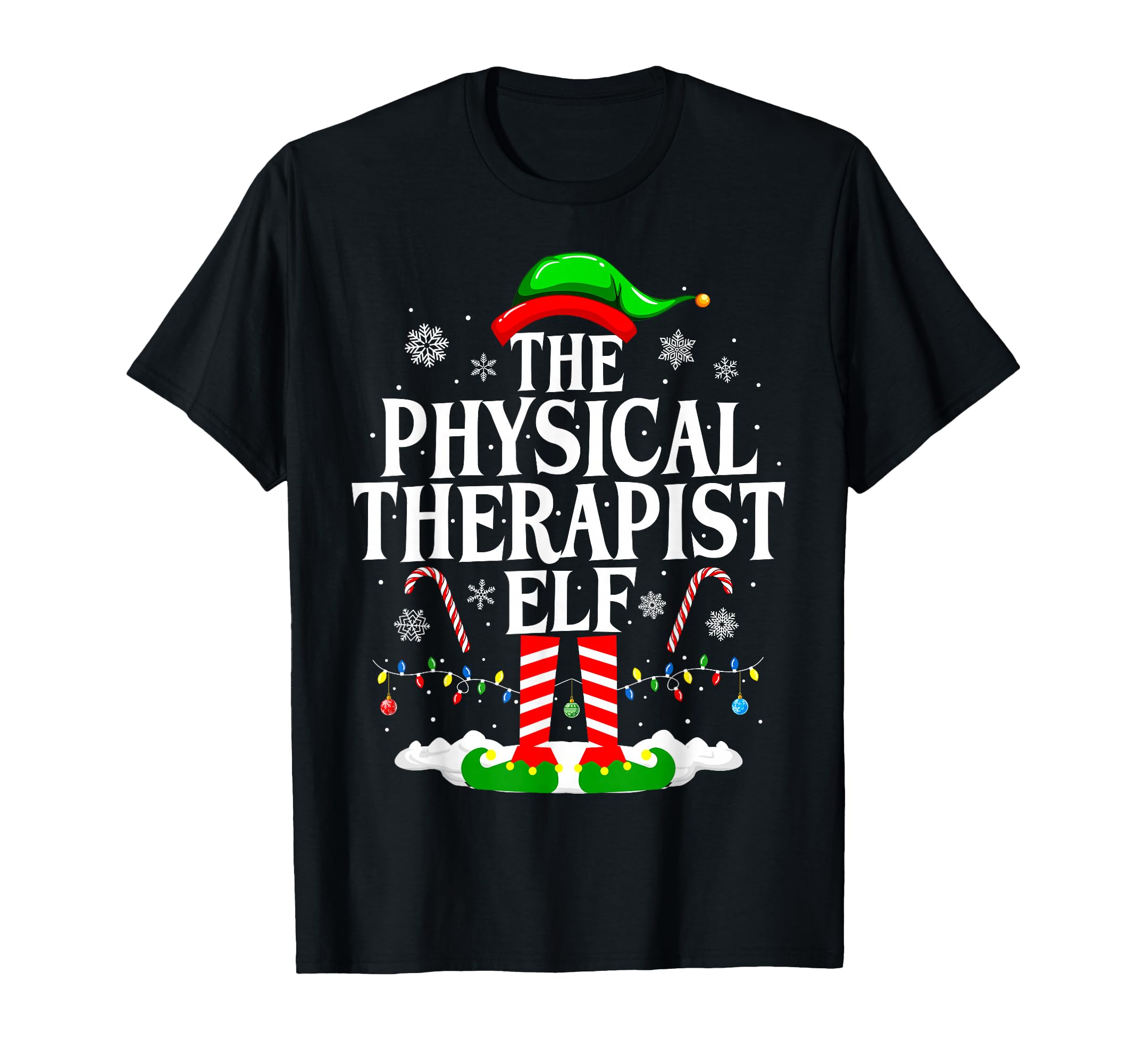 Physical Therapist Elf Physical Therapy T-Shirt - Graphic Print for Adults - T-Shirt, Sweatshirt, Hoodie