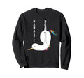 Funny Unicorn Yogi Yoga Pose Sweatshirt - Streetwear Style Men Women - T-Shirt, Sweatshirt, Hoodie