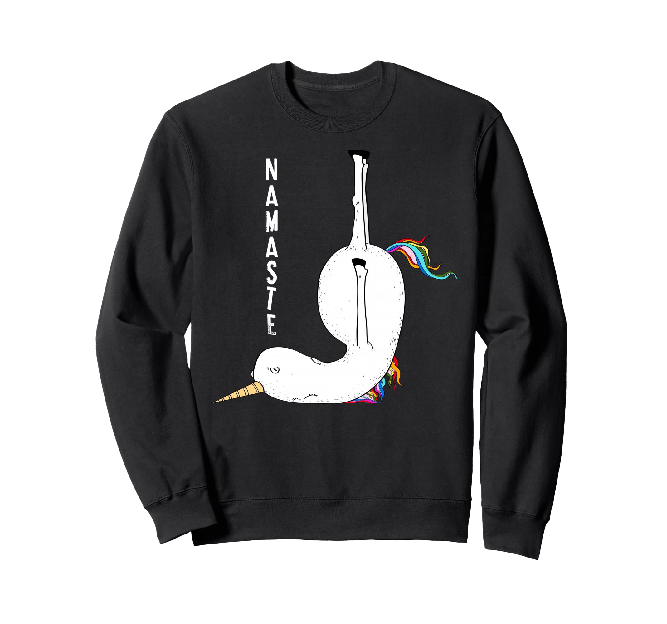 Funny Unicorn Yogi Yoga Pose Sweatshirt - Streetwear Style Men Women - T-Shirt, Sweatshirt, Hoodie