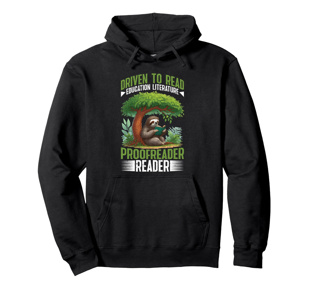 Driven To Read Education Literature Hoodie - Fun Novelty Design Unisex - T-Shirt, Sweatshirt, Hoodie