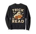 Row Ghosts Reading Halloween Book Sweatshirt - Streetwear Style Men Women - T-Shirt, Sweatshirt, Hoodie