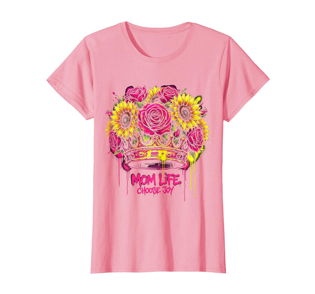 Mom Life Choose Joy Positive Motherhood T-Shirt - Trendy Graphic Unisex - T-Shirt, Sweatshirt, Hoodie