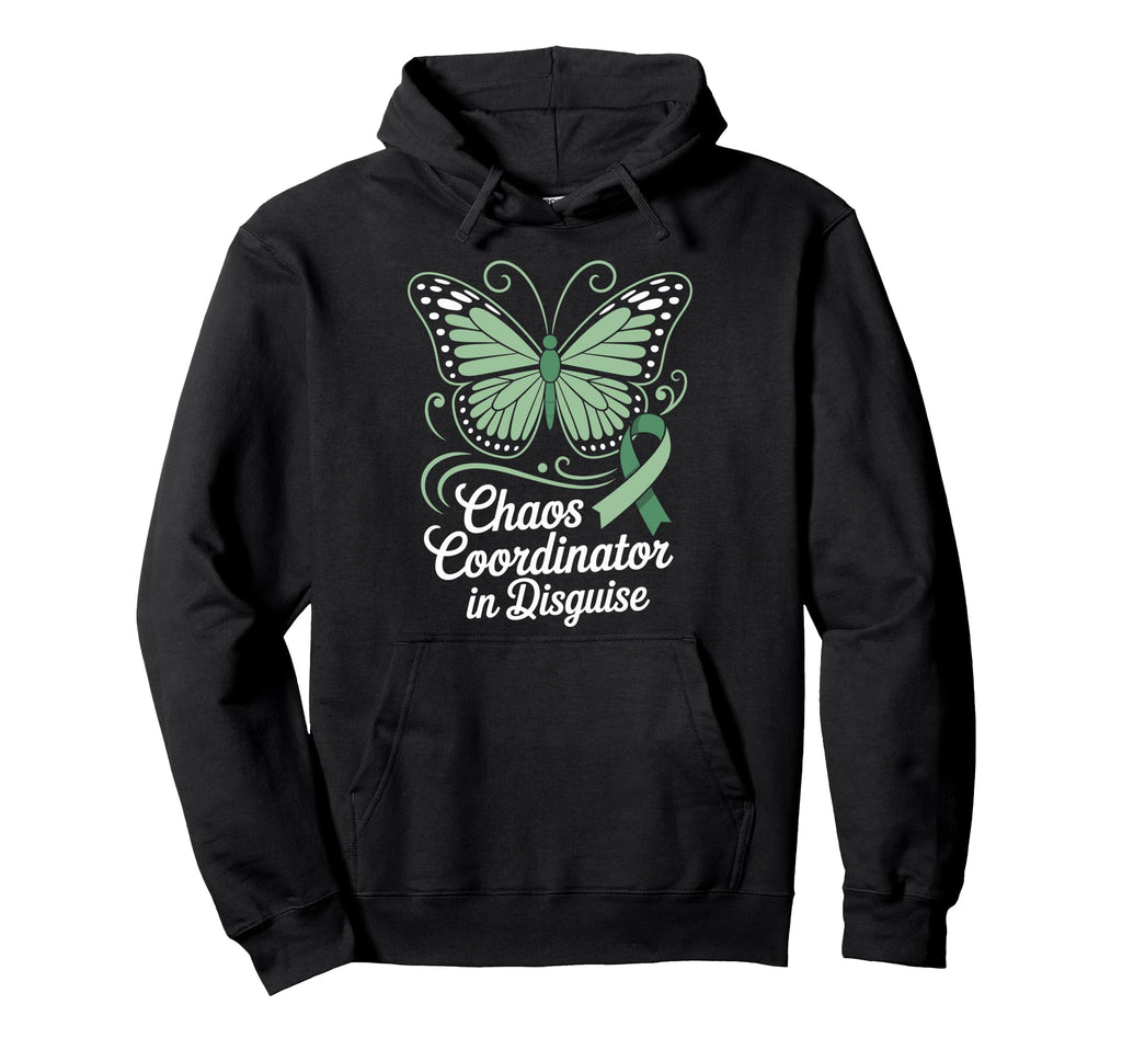Chaos Coordinator Disguise Mental Health Hoodie - Graphic Print for Adults - T-Shirt, Sweatshirt, Hoodie