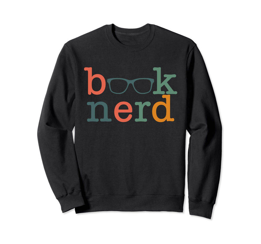 Funny Bookish Book Nerd Bookworm Sweatshirt - Minimalist Print for Adults - T-Shirt, Sweatshirt, Hoodie