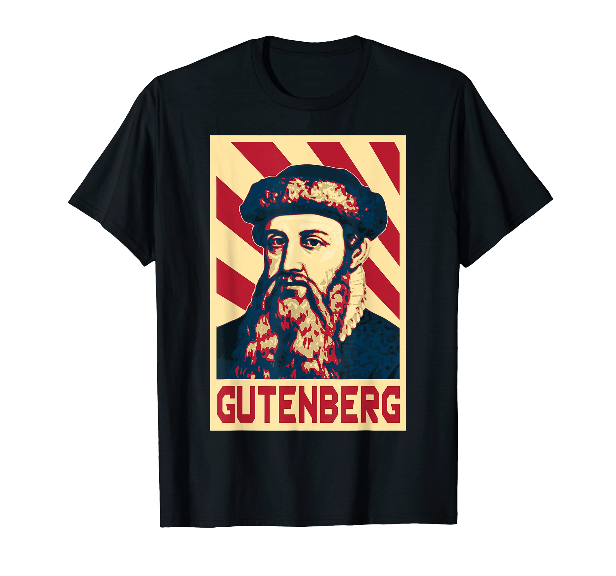 Johannes Gutenberg Printing Press T-Shirt - Custom Art Print Men Women - T-Shirt, Sweatshirt, Hoodie