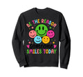 Be Reason Someone Smiles Today Sweatshirt - Fun Novelty Design for Adults - T-Shirt, Sweatshirt, Hoodie