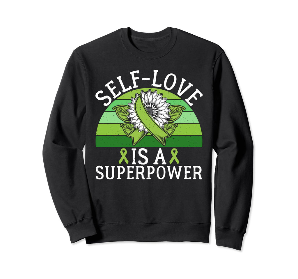 Self Love Is Superpower Mental Health Sweatshirt - Graphic Print for Adults - T-Shirt, Sweatshirt, Hoodie