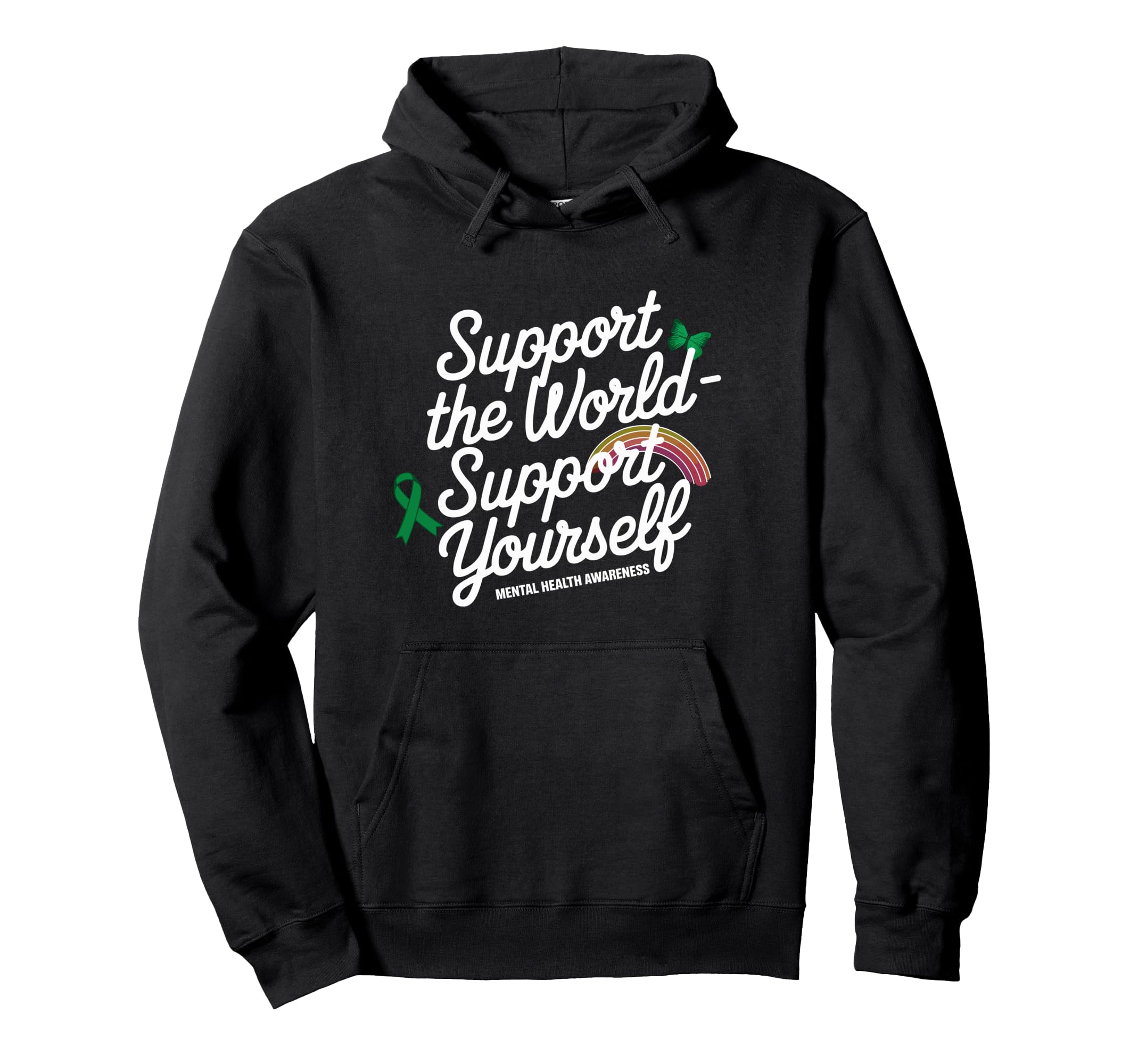 Mental Health Awareness Month Green T-Shirt - Novelty Apparel for Adults - T-Shirt, Sweatshirt, Hoodie