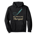 Mindfulness Journaling Self Care Mental Hoodie - Graphic Print Men Women - T-Shirt, Sweatshirt, Hoodie