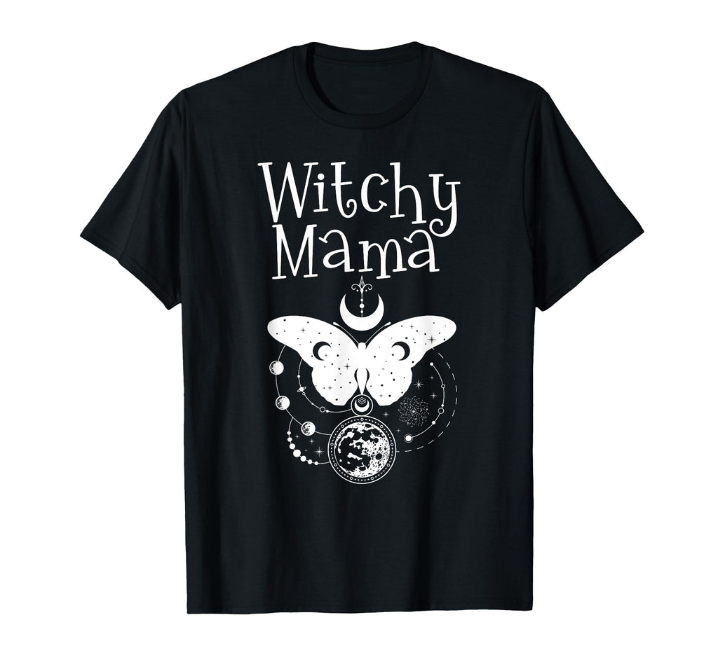 Witchy Mama Wiccan Celestial Mom T-Shirt - Graphic Print for Adults - T-Shirt, Sweatshirt, Hoodie