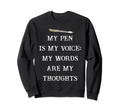 Poetry Enthusiast Literature Slam Sweatshirt - Graphic Print Men Women - T-Shirt, Sweatshirt, Hoodie