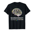 Neurodiversity Pride Autism Spectrum T-Shirt - Minimalist Print Men Women - T-Shirt, Sweatshirt, Hoodie