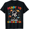 Ready to Explore Kindergarten Astronaut Back to School Boys T-Shirt Unisex T-shirt, Sweatshirt, Hoodie, Long Sleeve Tee - T-Shirt, Sweatshirt, Hoodie
