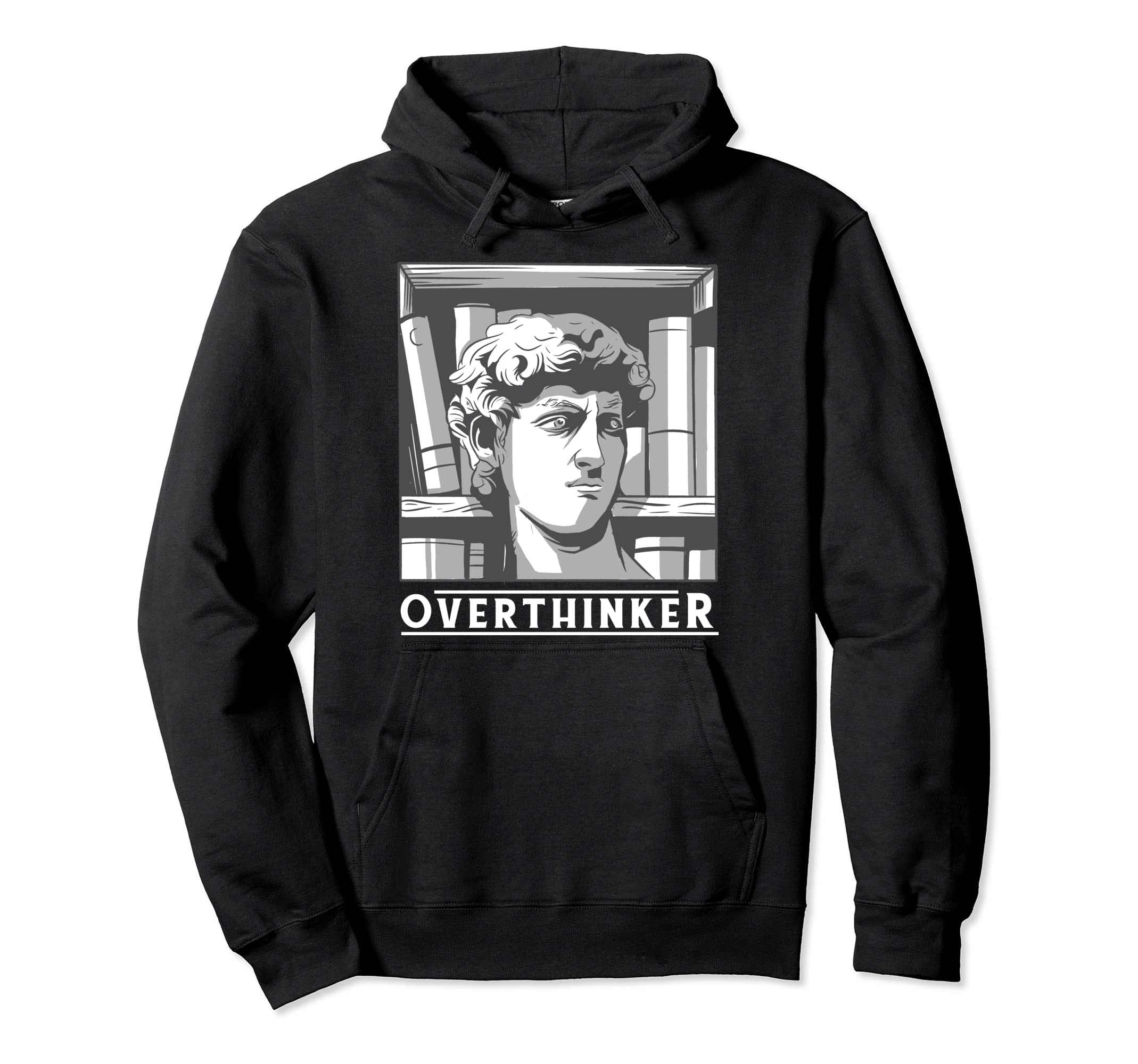 Sarcastic Greek Mythology Overthinker Hoodie - Aesthetic Graphic Unisex - T-Shirt, Sweatshirt, Hoodie