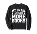 Book Lover Bookworm Storytelling Sweatshirt - Custom Art Print for Adults - T-Shirt, Sweatshirt, Hoodie