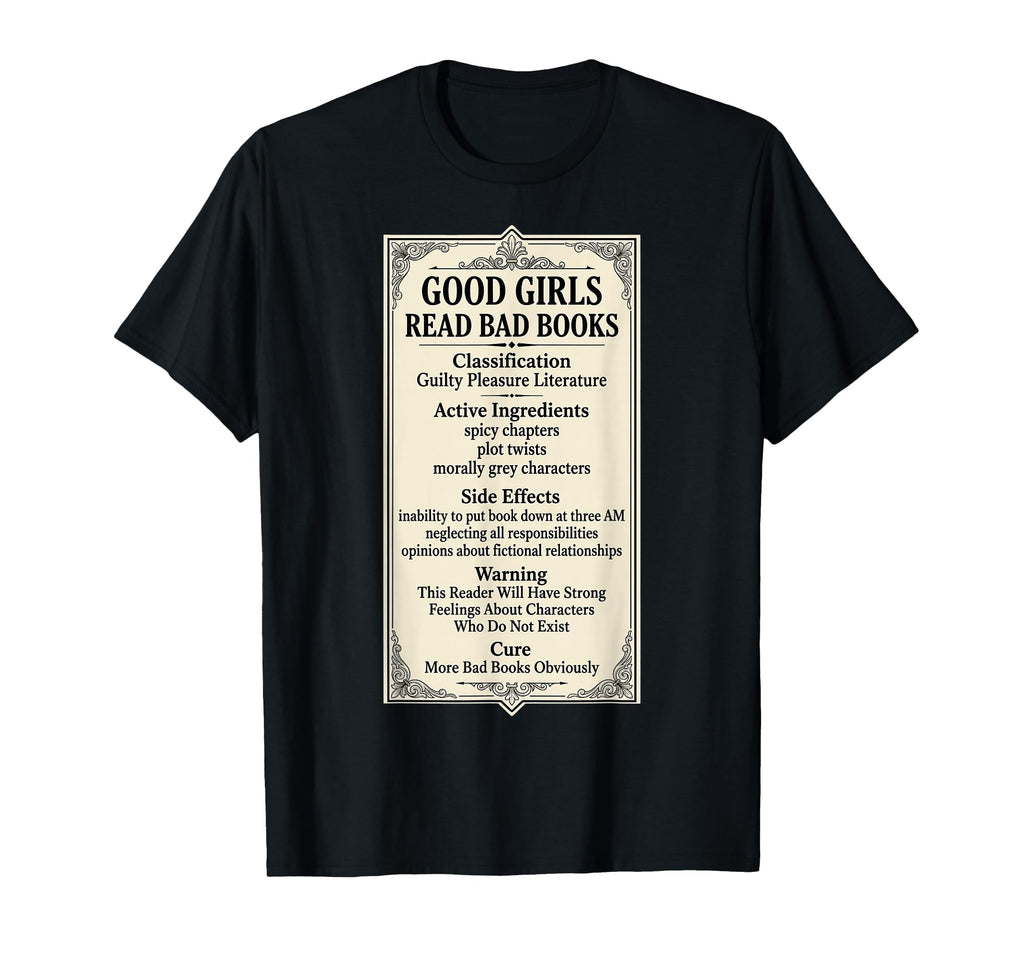 Good Read Bad Books Funny Book Lover T-Shirt - Aesthetic Graphic Men Women - T-Shirt, Sweatshirt, Hoodie