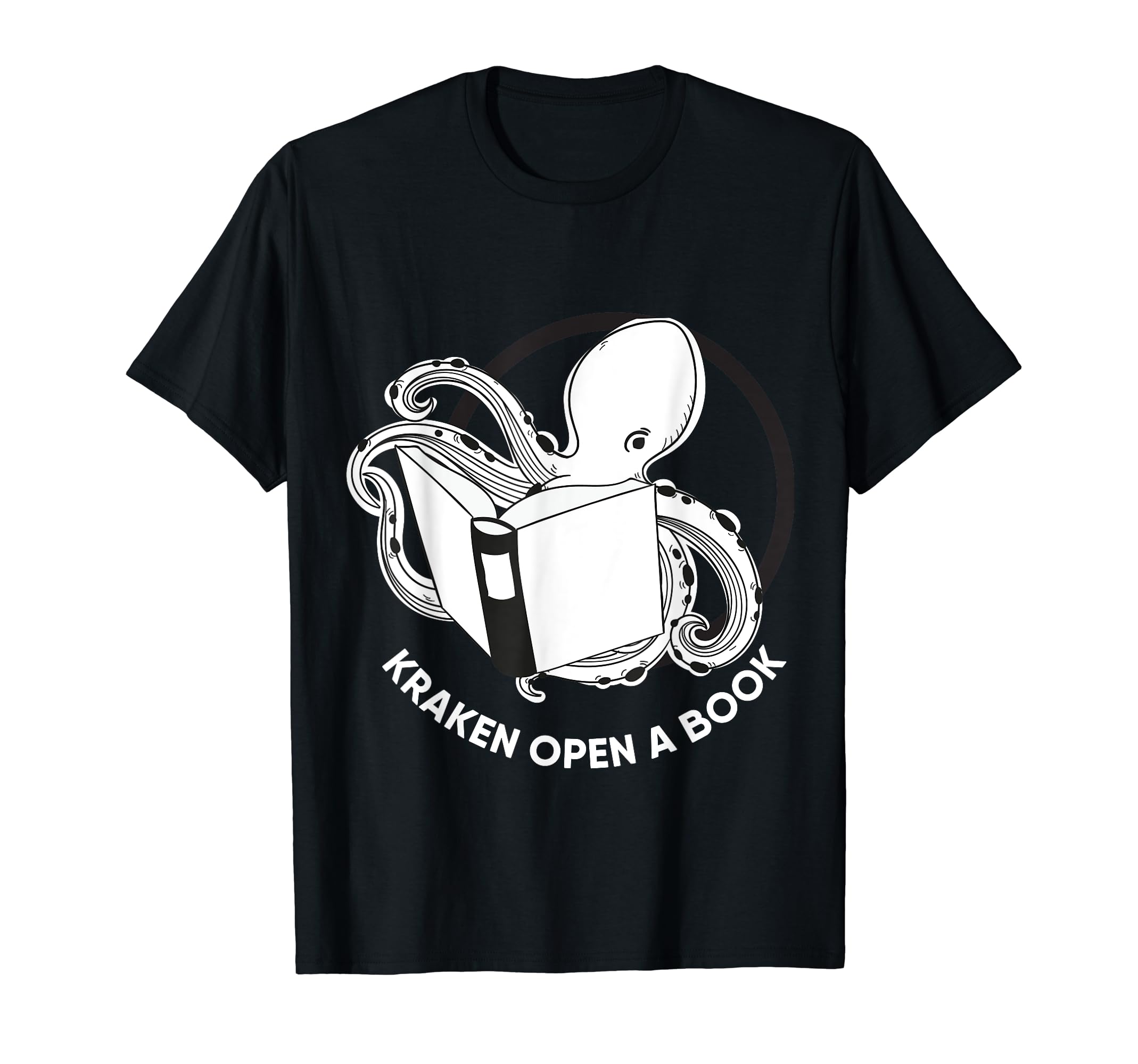 Kraken Open Book Funny Nerdy T-Shirt - Novelty Apparel Men Women - T-Shirt, Sweatshirt, Hoodie