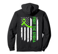 Fight Stigma American Flag Mental Hoodie - Minimalist Print Men Women - T-Shirt, Sweatshirt, Hoodie