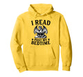 I Read Past My Bedtime Dragon Reading Hoodie - Streetwear Style Unisex - T-Shirt, Sweatshirt, Hoodie