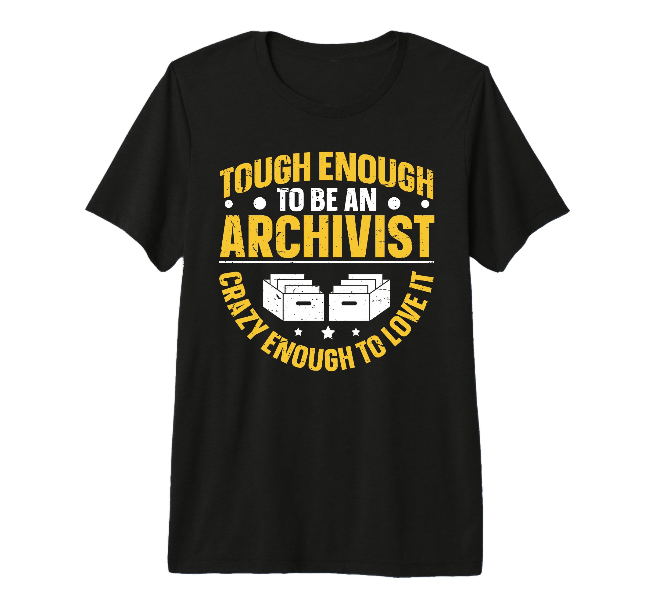 Tough Enough Archivist Tri Blend T-Shirt - Minimalist Print for Adults - T-Shirt, Sweatshirt, Hoodie