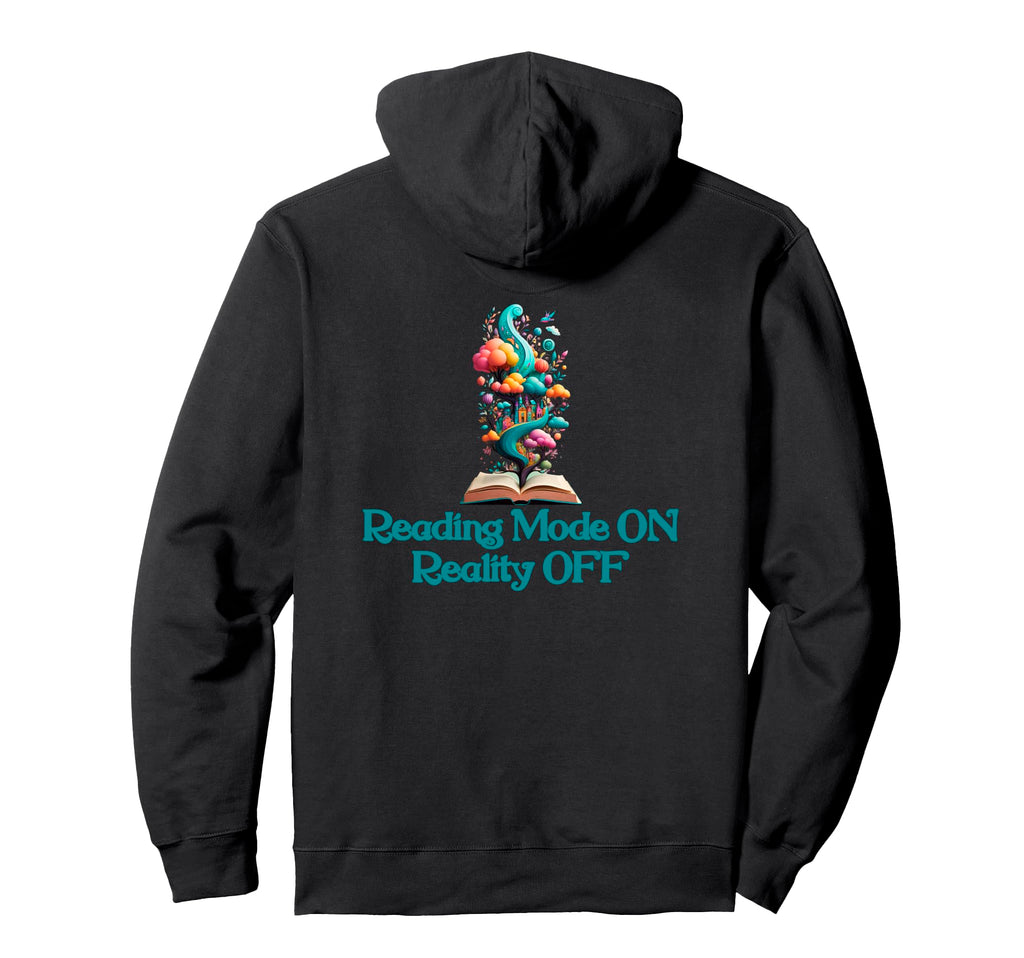 Book Worm Reality Off Book Stack Hoodie - Custom Art Print for Adults - T-Shirt, Sweatshirt, Hoodie