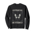 Antisocial Butterfly Gift Hoodie - Unique Graphic Unisex - T-Shirt, Sweatshirt, Hoodie