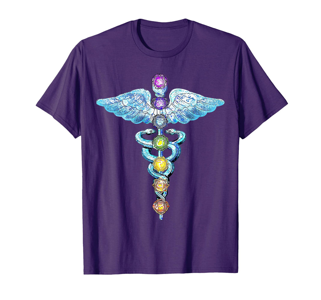 Kundalini Snake Chakras Healing T-Shirt - Casual Everyday Wear for Adults - T-Shirt, Sweatshirt, Hoodie