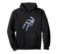 Astronaut Reading Book Sci Fi Enthusiast Hoodie - Unique Graphic Unisex - T-Shirt, Sweatshirt, Hoodie