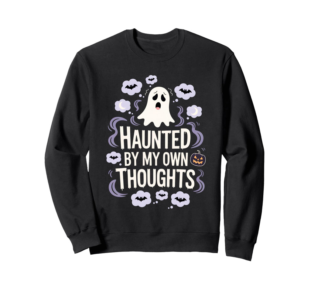 Halloween Haunted Mental Health Sweatshirt - Streetwear Style Men Women - T-Shirt, Sweatshirt, Hoodie